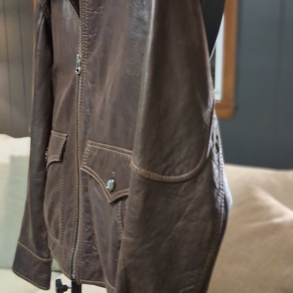 Wilsons Leather Men's Brown Jacket VINTAGE - Picture 5 of 15